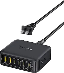 USB C oplader, 120 W USB C voeding, PD oplader met PPS, GaN snellader