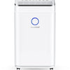 Luchtontvochtiger - 25L per Dag - Incl. Was-droog Functie - Geschikt voor Woonkamer, Slaapkamer, Kelder & Badkamer - Dehumidifier - Wit