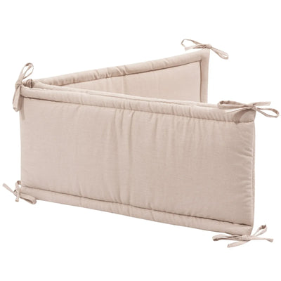 Stootkussen voor Kinderbed 180x30cm- Linen PREMIUM