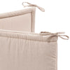 Stootkussen voor Kinderbed 180x30cm- Linen PREMIUM