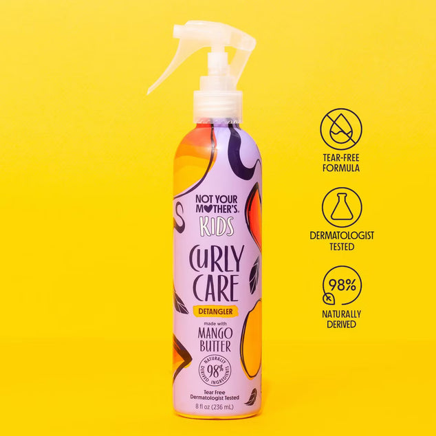 Kids' Curl Detangler Spray with Tear-Free Formula - 8 fl oz: Moisturizing, Paraben-Free, Peach & Pineapple Scent