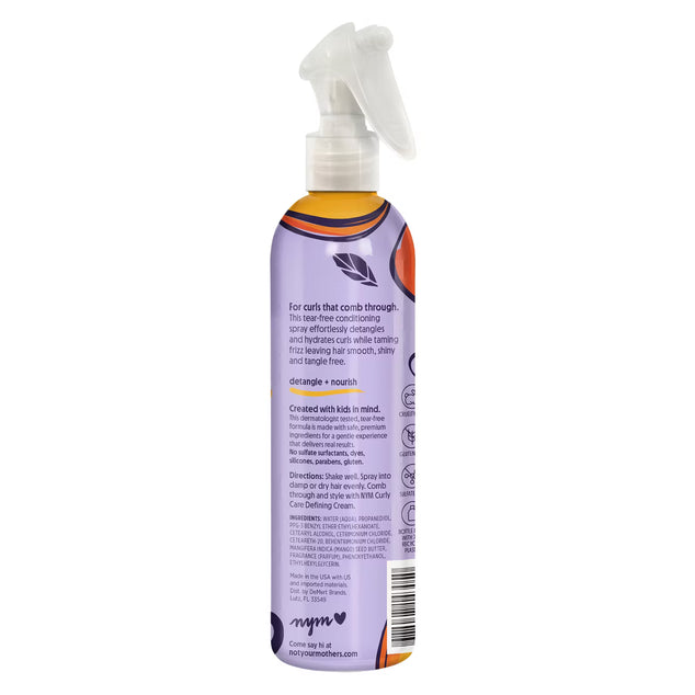 Kids' Curl Detangler Spray with Tear-Free Formula - 8 fl oz: Moisturizing, Paraben-Free, Peach & Pineapple Scent