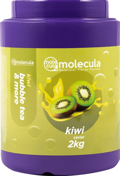 BALLEN voor BUBBLE TEA - KIWI - 2kg - MOLECULAIRE KAVIAAR - POPPING BOBA