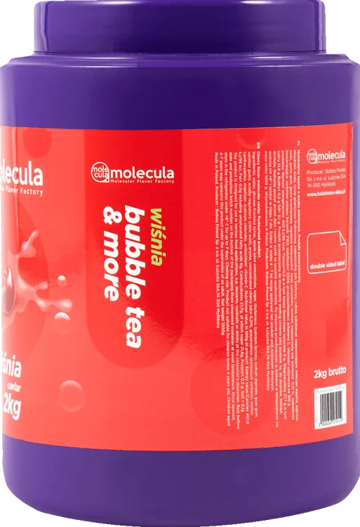 BALLEN voor BUBBLE TEA - KERS - 2kg - MOLECULAIRE KAVIAAR - POPPING BOBA