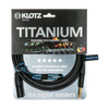 TITANIUM StarQuad analog audio cable with male XLR by NEUTRIK to balanced jack plug