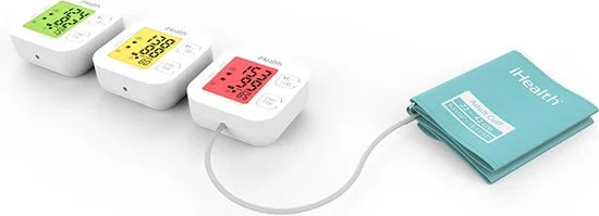 Track KN-550BT - Bloeddrukmeter Bovenarm Hartstichting - Klinisch Gevalideerd - Hartslagmeter - Smartphone App - Onregelmatige Hartslag - WHO Stoplicht Indicator - Manchet 22 - 42 cm