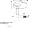 Skin-R/Bar End Zwart (Set) Universeel - Spiegels - Handlebar Mounting -