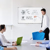 Whiteboard Drywipe Magnetic With Pen Tray And Aluminium Trim, 90 Cm