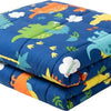 Verzwaringsdeken Kind 3.2 kg - Verzwaarde Deken - Weighted Blanket - 104 x 152 cm – Katoen - Dino