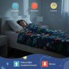 Verzwaringsdeken Kind 3.2 kg - Verzwaarde Deken - Weighted Blanket - 104 x 152 cm – Katoen - Dino