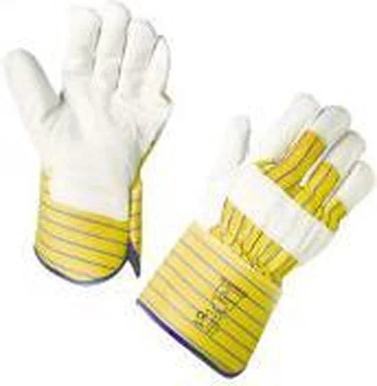 12st SafeWorker MEIJE 120214 rundnerf kap 10cm handschoen 01010170 - Geel