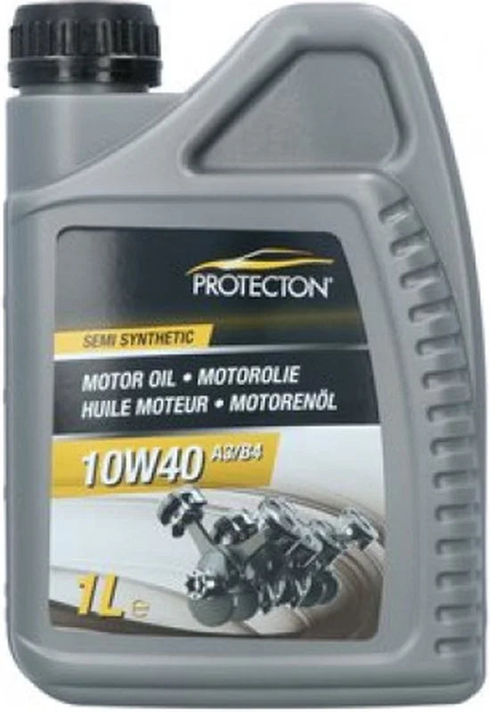 Motorolie 10W-40 A3/B4 – Semisynthetische - Brandstof besparend - Voor benzine-, LPG- & dieselmotoren – Sterke weerstand tegen oxidatie - Veilige smeerfilm bij hoge temperaturen - 1 Liter