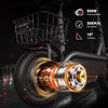 Elektrische scooter met zitje - iScooter F2 - 500W - Actieradius 25-30 km - 36V 7,8Ah - 25 cm - Grijs