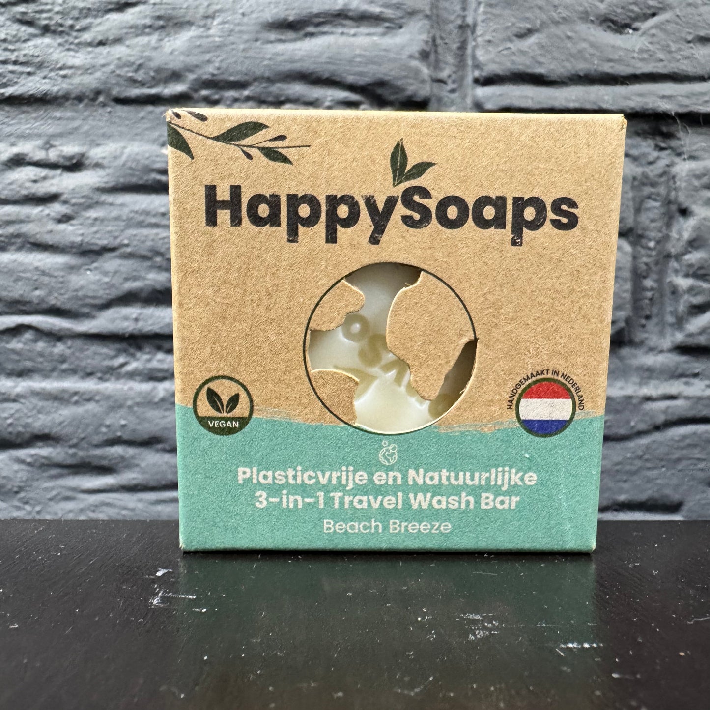 Happysoaps 3-in-1 zeep - handig reis formaat (40g)