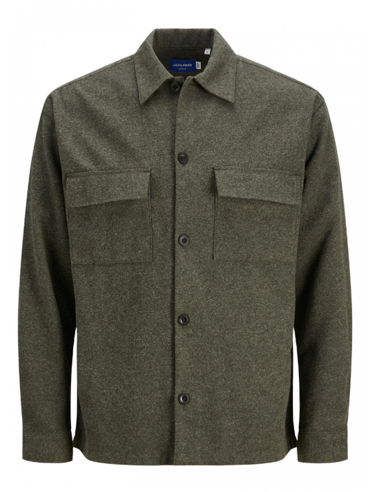 Jormelange overhemd ls khaki