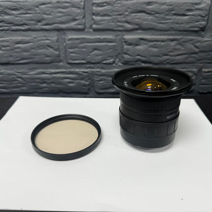 Sigma 18–35mm f/3.5–4.5 Aspherical Lens (Canon EF) + Rodenstock Skylight Filter 82mm | Gebruikt, Perfecte Staat