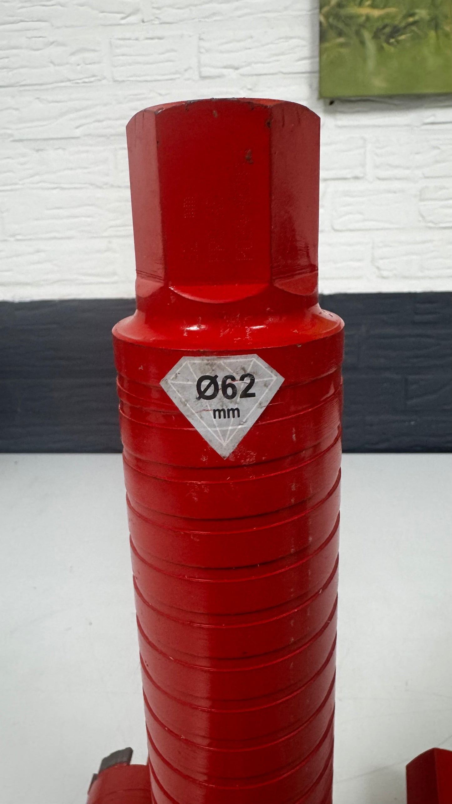 Diamantboor 62 mm – 37 cm lang | Schacht 32 mm | Voor Beton & Steen