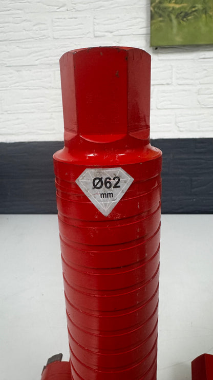 Diamantboor 62 mm – 37 cm lang | Schacht 32 mm | Voor Beton & Steen
