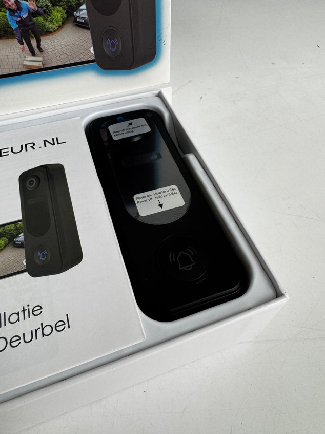Kabellose Türklingel mit Kamera – WLAN-Videotürklingel (Kompatibel mit der Türklingel, ohne SD-Karte/Eckhalterung) | Neu