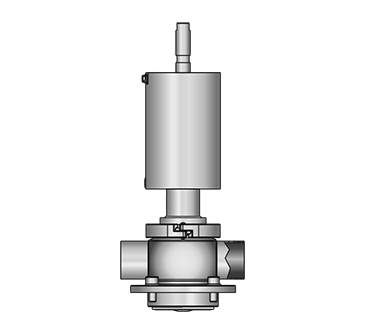 KIESELMANN KI‑DS hoekventiel 5506025035‑041 – DN 25–100 (nieuw)