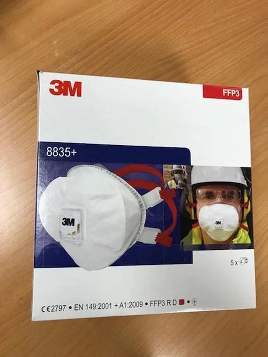 3M STOFMASKER FFP3 8835 5STK