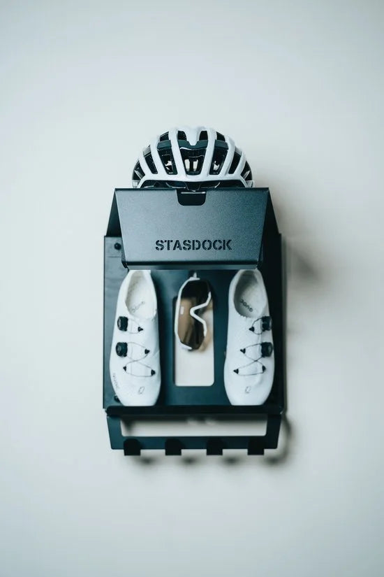 Stasdock® Happy Black - Fiets ophangsysteem - Muurbeugel fiets - Fietsbeugel - fiets ophangbeugel