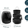 Princess 182055 Aerofryer XXL Hetelucht friteuse 5,5 liter 1700 Watt zwart