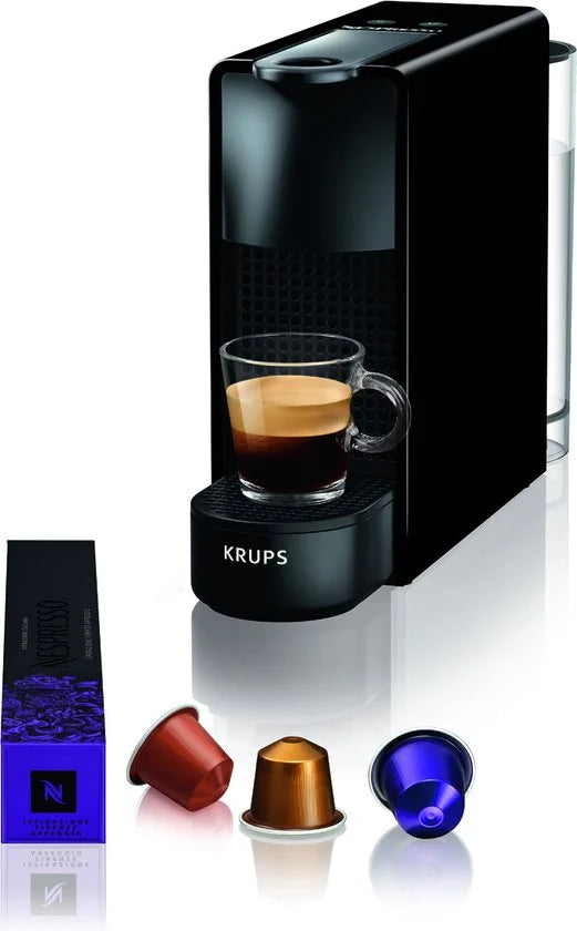 Krups Nespresso Essenza Mini XN1108 - Koffiecupmachine - Zwart Klein en compact | Gebruik alleen originele Nespresso koffiecups voor kwalitatief lang