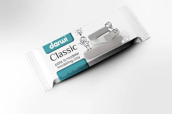 Darwi Classic Zelfdrogende Klei - 1 kg - Boetseerklei - Wit