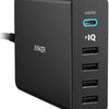 Anker PowerPort 5+ - 4x USB-A / 1x USB-C - Zwart