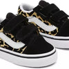 Vans Old Skool Flocked Leopard Black/true white 22