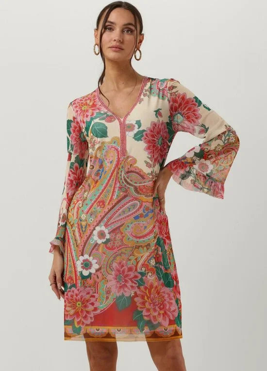 Ana Alcazar 049627-3353 Jurken Dames - Rok - Jurk - Multi - Maat 40