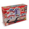 Pit-Stop Garage - Garage - Met Tankstation, Circuit, 3 Auto's en een Helikopter