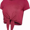 Body & Fit Women's Performance T-shirt - Sportshirt Dames voor Fitness & Training - Rood - M