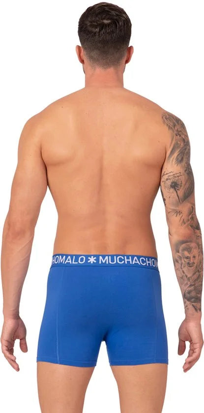 Muchachomalo Heren Boxershorts 10 Pack - Normale Lengte - Maat L - 95% Katoen - Mannen Onderbroek met Zachte Elastische Tailleband