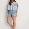 NA-KD Raw Hem Denim Vrouwen Jeans - Light Blue - Maat EU 34