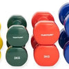 Tunturi Dumbbell set - 2 x 2,0 kg - Vinyl - Groen - incl. gratis fitness app
