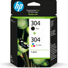 HP 304 - Inktcartridge / Zwart en Kleur