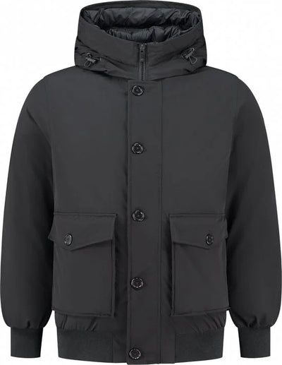Purewhite - Heren Regular fit Jackets Padded - Black - Maat XXL