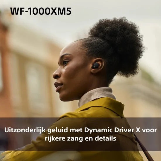 WF-1000XM5 - Volledig draadloze oordopjes met Noise Cancelling - Zwart