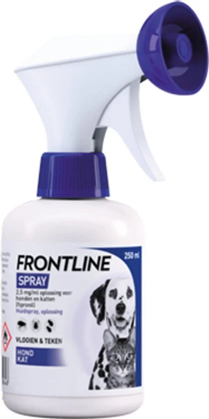 Frontline Spray Anti vlooienmiddel en tekenmiddel - Hond en Kat - 100 ml