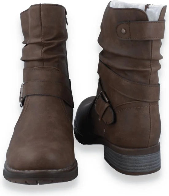 Bridge Footwear Bridge dames enkellaars COGNAC 38