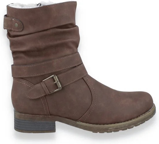 Bridge Footwear Bridge dames enkellaars COGNAC 39