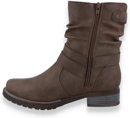 Bridge Footwear Bridge dames enkellaars COGNAC 40