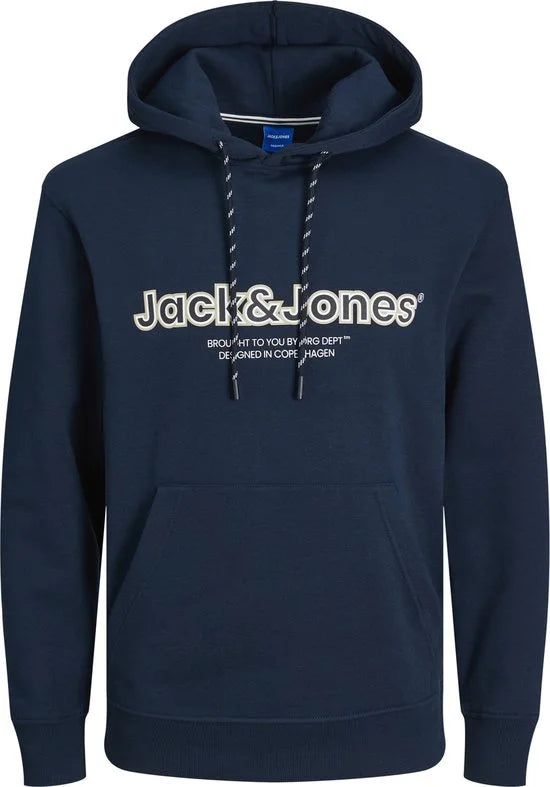 JACK&JONES PLUS JORLAKEWOOD SWEAT HOOD BF PLS Heren Trui - Maat EU3XL US1XL