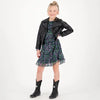 Vingino meiden leatherlook vest Temani Deep Black