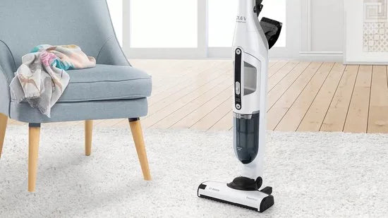 Bosch Serie 4 Flexxo, Droog, Mechanisch, 82 dB, Zakloos, Wit, 0,4 l