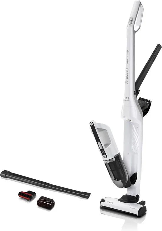Bosch Serie 4 Flexxo, Droog, Mechanisch, 82 dB, Zakloos, Wit, 0,4 l