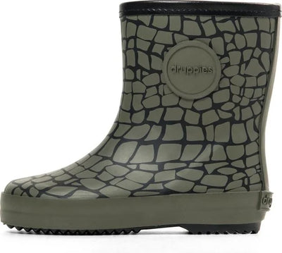 Druppies Regenlaarzen Kinderen - Nature Boot - Krokodil - Maat 22