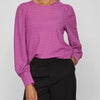 Vila T-shirt Vitallis L/s Top/r 14091418 Cattleya Orchid Dames Maat - S
